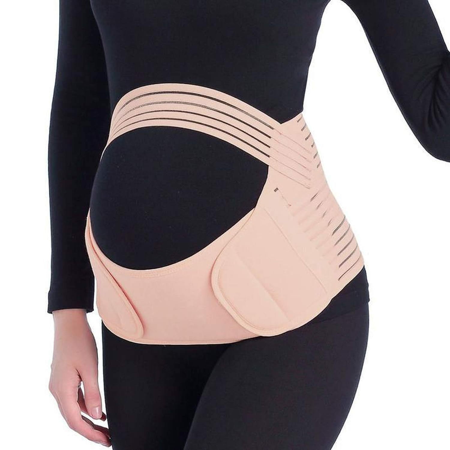 Maternity Support Belt – 3-Piece Adjustable Set for Pregnancy